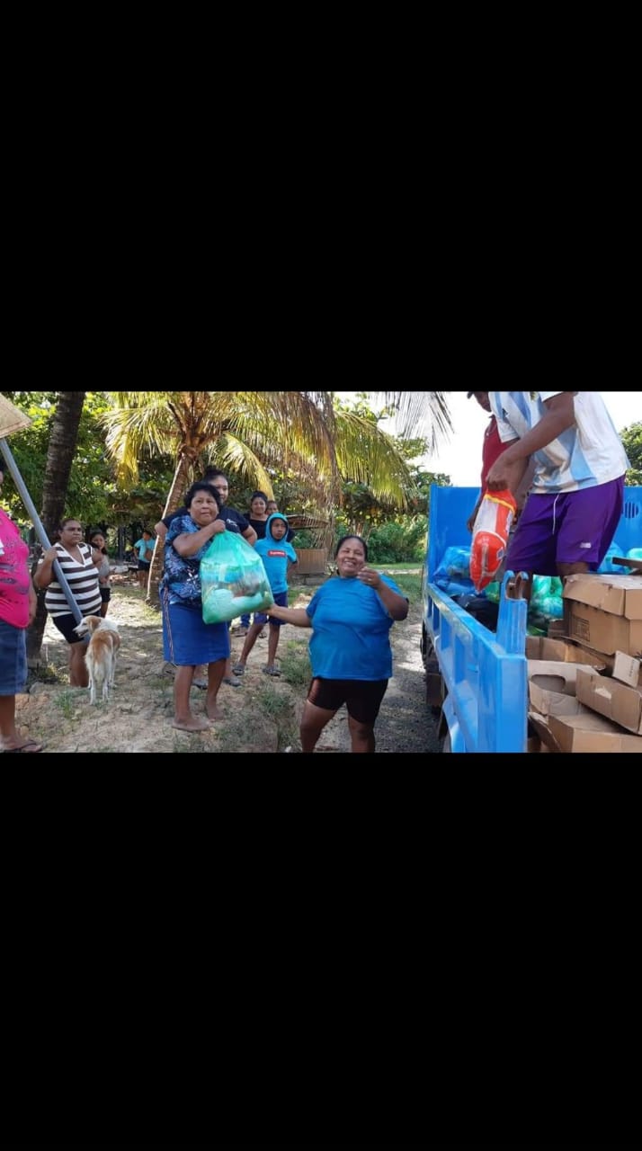 Humanitarian supplies and community distribution in Suriname