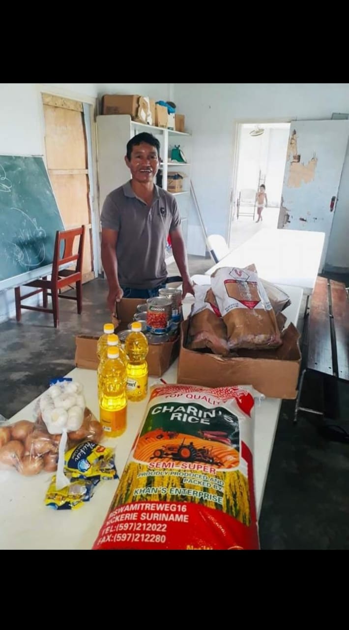 Humanitarian supplies and community distribution in Suriname