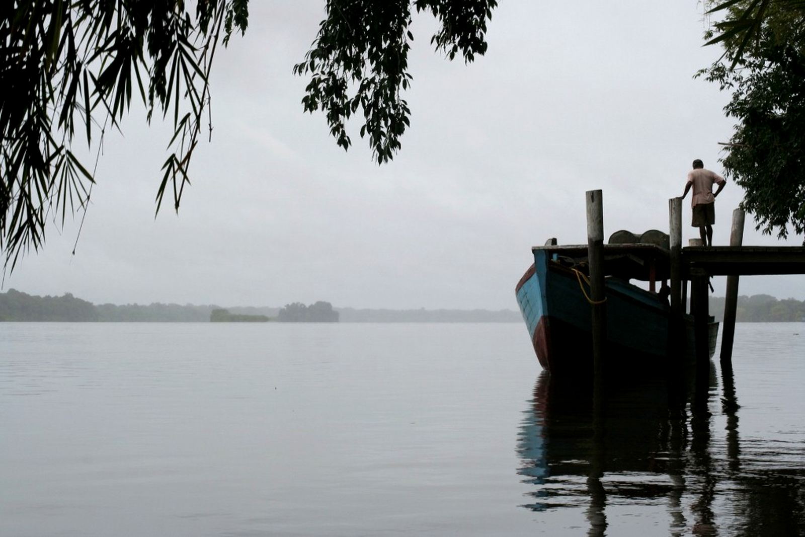 Apura, on the bank of the Corantijn River in West Suriname.