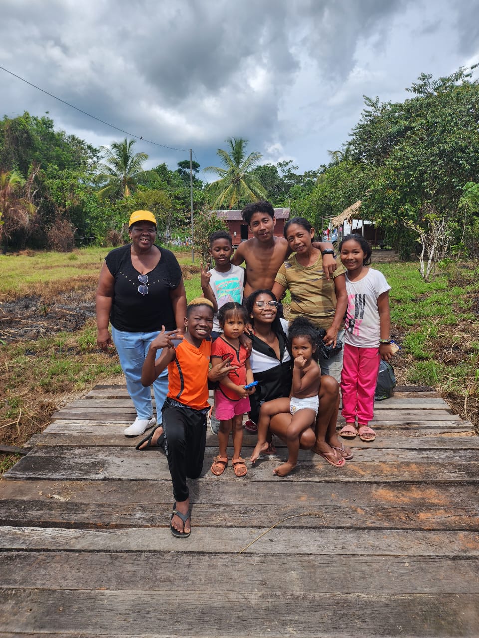 Humanitarian supplies and community distribution in Suriname